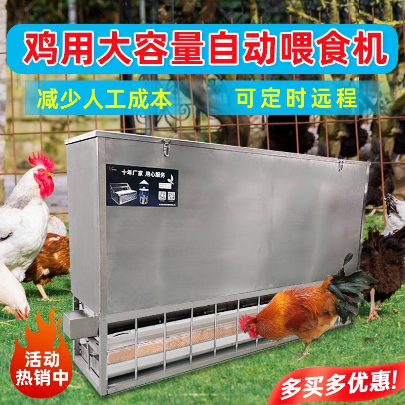全自动喂食器鸡定时投食喂鸡家禽食槽鸡场设备远程投料机懒人神器