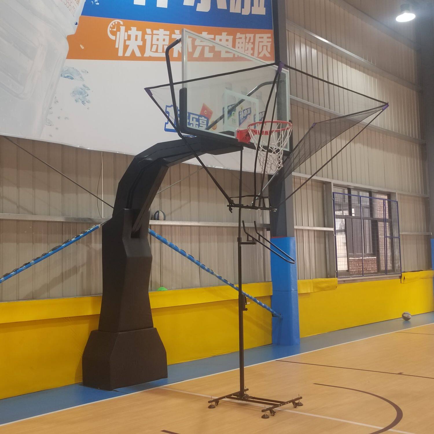 移动落地升降篮球投篮机标准三分球投篮回球器免捡球户外成人架子