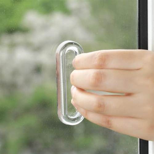 玻璃门拉手推拉门把手手柄移门手拉窗户柜门免打孔吸盘抽屉简易门