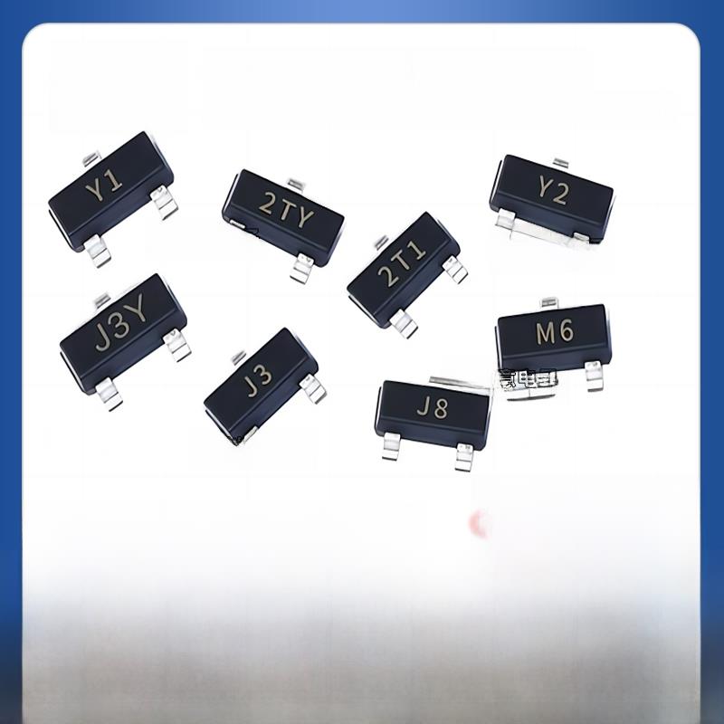 贴片Y1Y2J3J6J8M6 J3Y 2TY 2T1三极管S8050 8550 9012 9013 SOT23