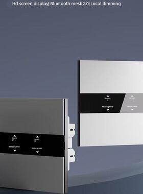 苏米智能开关 H2plus屏显面板蓝牙mesh2.0语音控制已接入米家零火