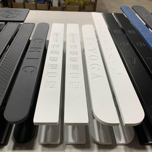 中式现代黑白色玻璃门拉手定制酒店大门把手LOGO刻字木门拉手简约