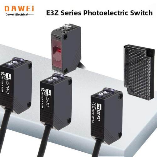 漫反射通束光电开关红外传感器E3Z-D61 D62 D81 D82 R61 T61 Ls61