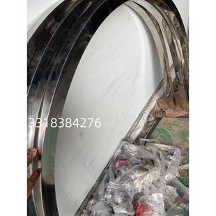 镀锌方管铁管304材质不锈钢管弯半圆形圆圈拉弯拱门1比1图纸加工