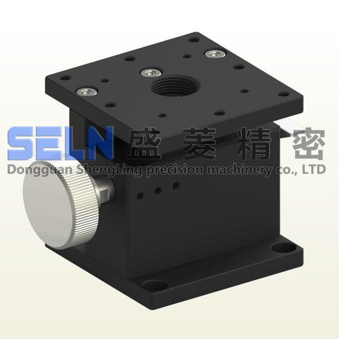 供应Z轴LWGZ60燕尾槽型手动微调平台齿轮齿条驱动滑台ZLFG60