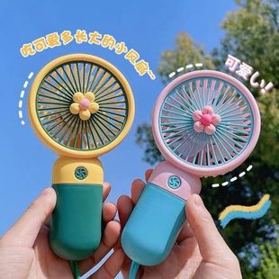 儿童学生迷你小型电扇活动礼品定制 可爱手持小风扇USB充电便携式