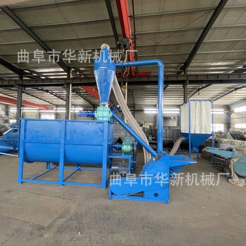 多功能锤片饲料粉碎机玉米芯花生秧打料机养殖沙克龙豆杆打糠机