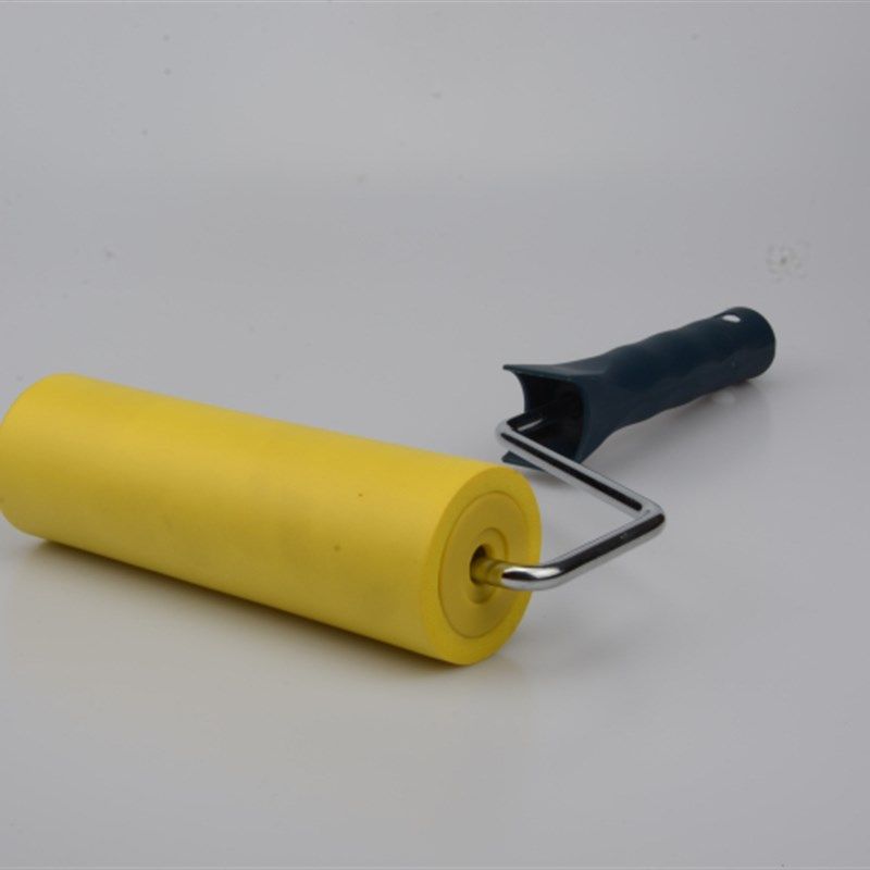 专业粘贴墙纸壁纸施工工具 墙布接缝压轮海绵平压轮软滚筒