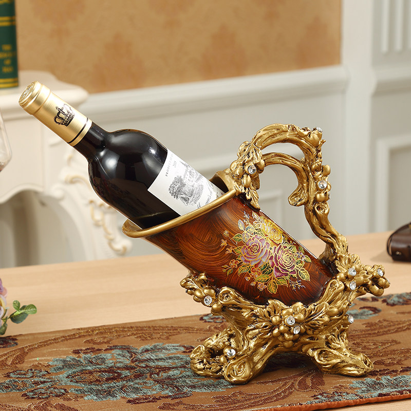 欧式红酒架 葡萄酒架 酒柜 奢华红酒托树脂工艺品