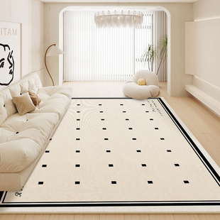 卧室床边毯沙发茶几毯防水奶油风地毯垫家用 地毯客厅20e24年新款