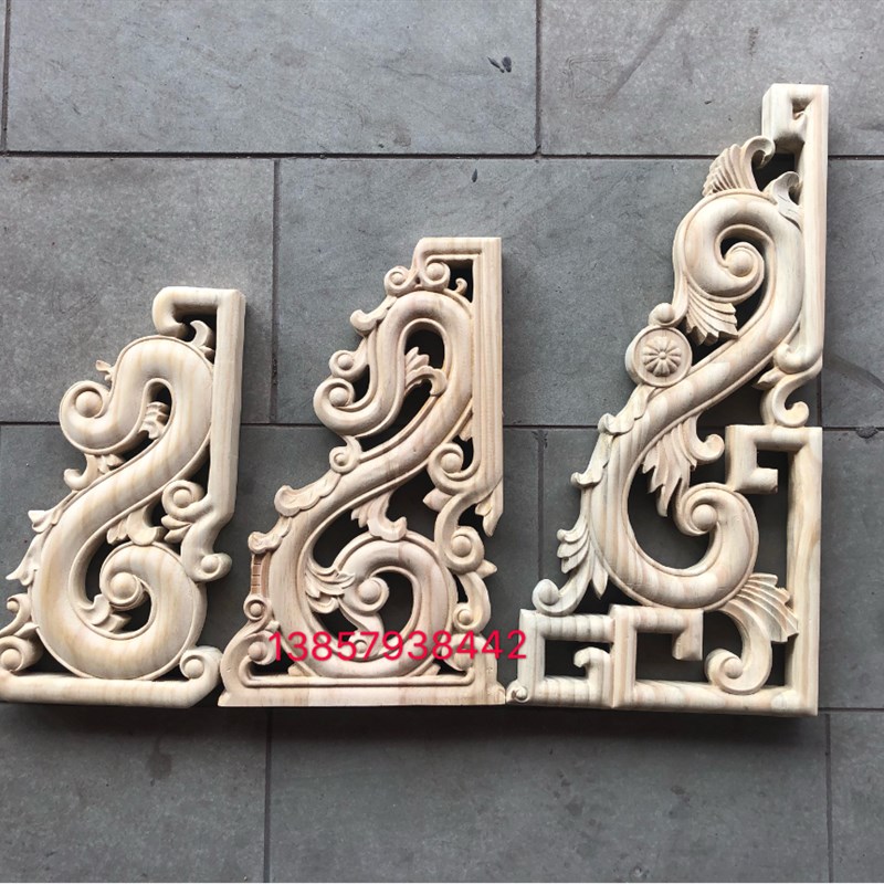 角花牛腿雀替垭口构件东阳木雕建筑中式装修门窗