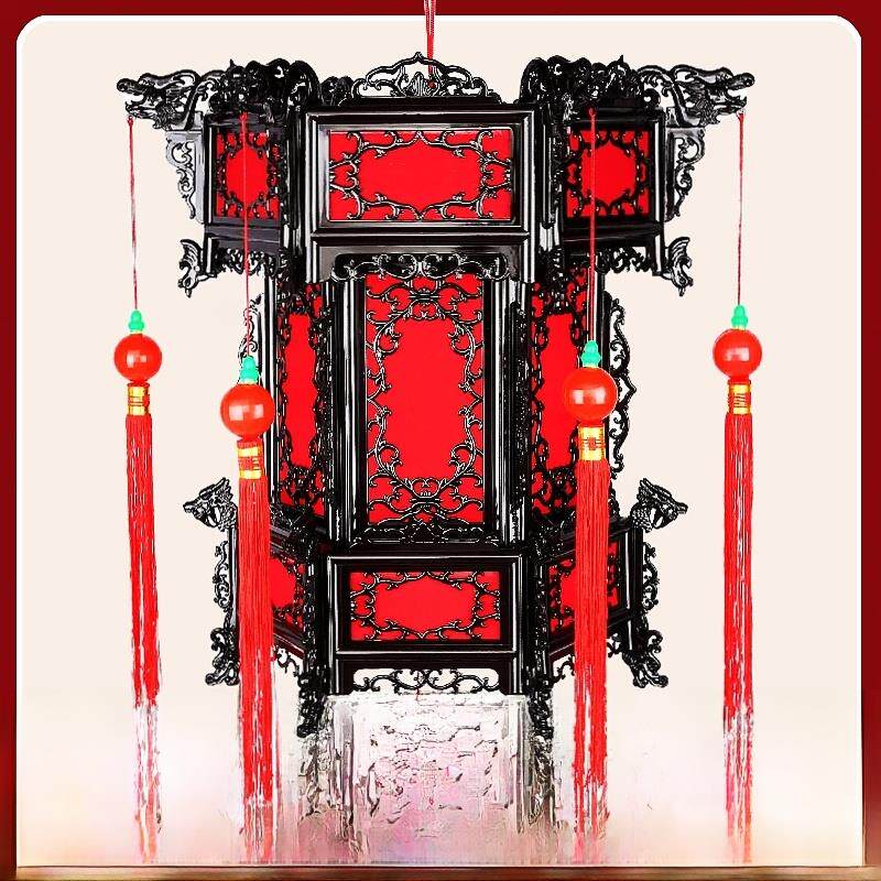 中式古典婚礼彷古灯笼结婚宫灯中秋国庆春节装饰新年阳台大红挂饰