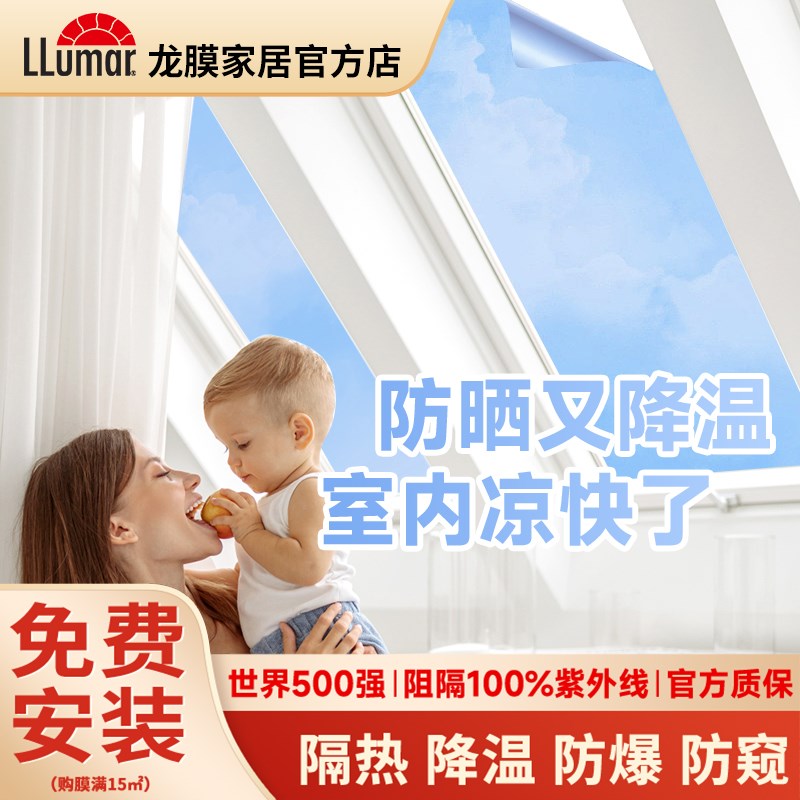 龙膜晒外贴窗户玻璃酒店写字楼项目工程商用贴膜