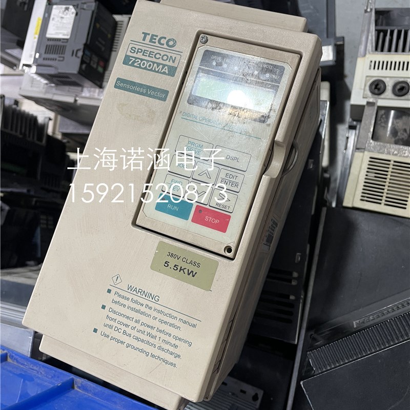 东元变频器JNTMBGBB7R50AZSU2 JNTMBGBB7R50 5.5KW 380V测试好