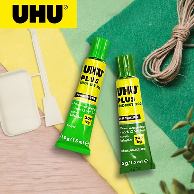 德国UHU友好牌胶粘塑料木头金属玻璃陶瓷眼镜胶多功能粘洁00粘合
