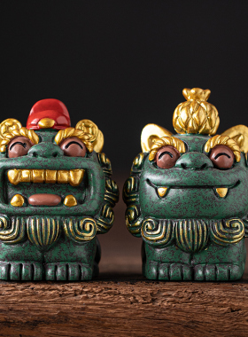 创意高中状元励志风狮爷寓意小室装饰工艺品创意礼品