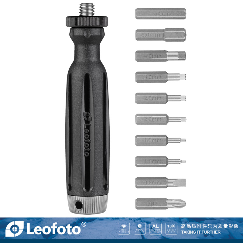 徕图Leofoto LMT-10 多功能便携摄影工具三脚架可充当延长杆