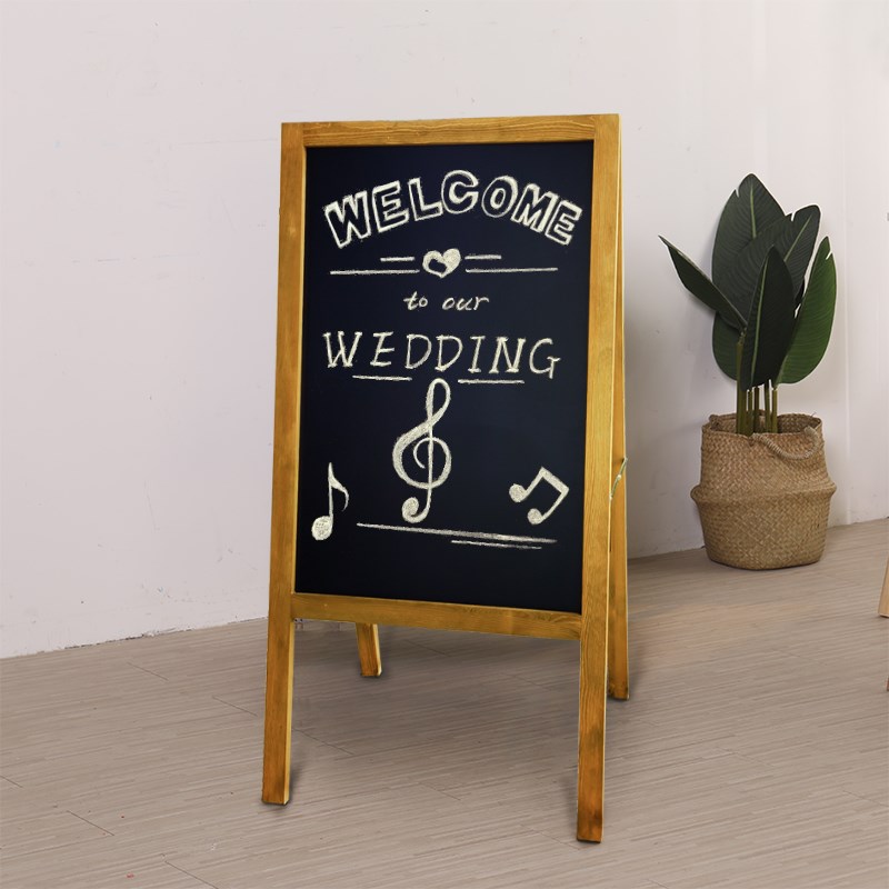 高品质双面可写立式广告牌小黑板酒店餐厅奶茶店户外手写海报宣传