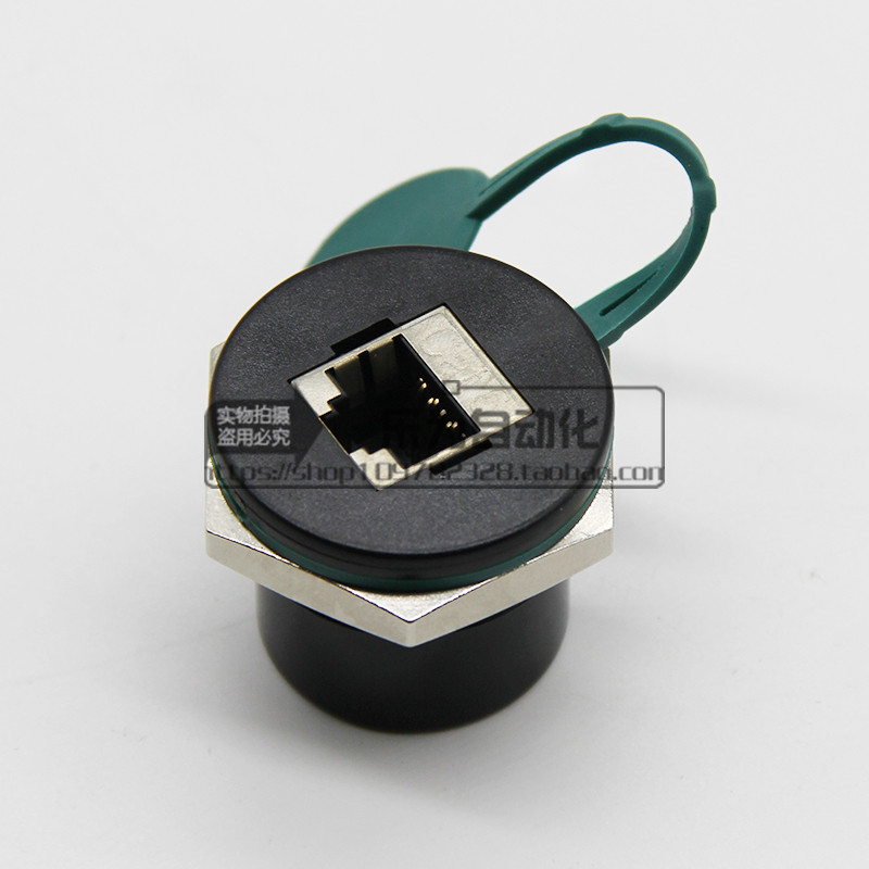 RJ45网线转接口 NW080-30S-C6 面板安装屏蔽防尘罩直通Cat6类接头