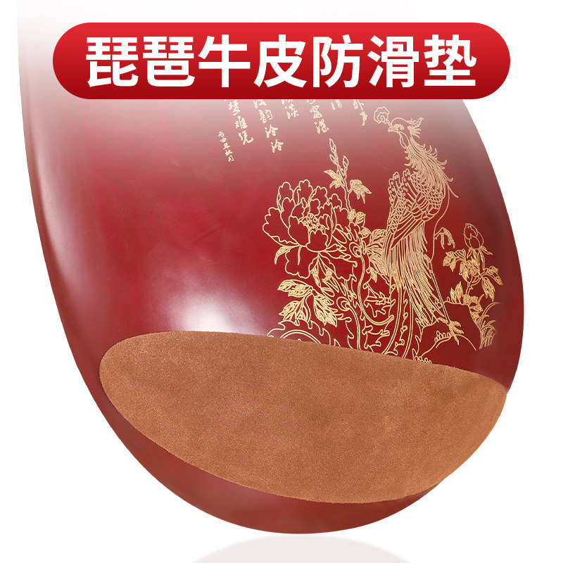 牛皮琵琶防滑垫儿童专用中柔防滑垫柳琴腿布大暖