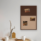 毛毡软木板照片墙免打孔留言板挂墙记事板展示板墙板墙面装 饰自粘