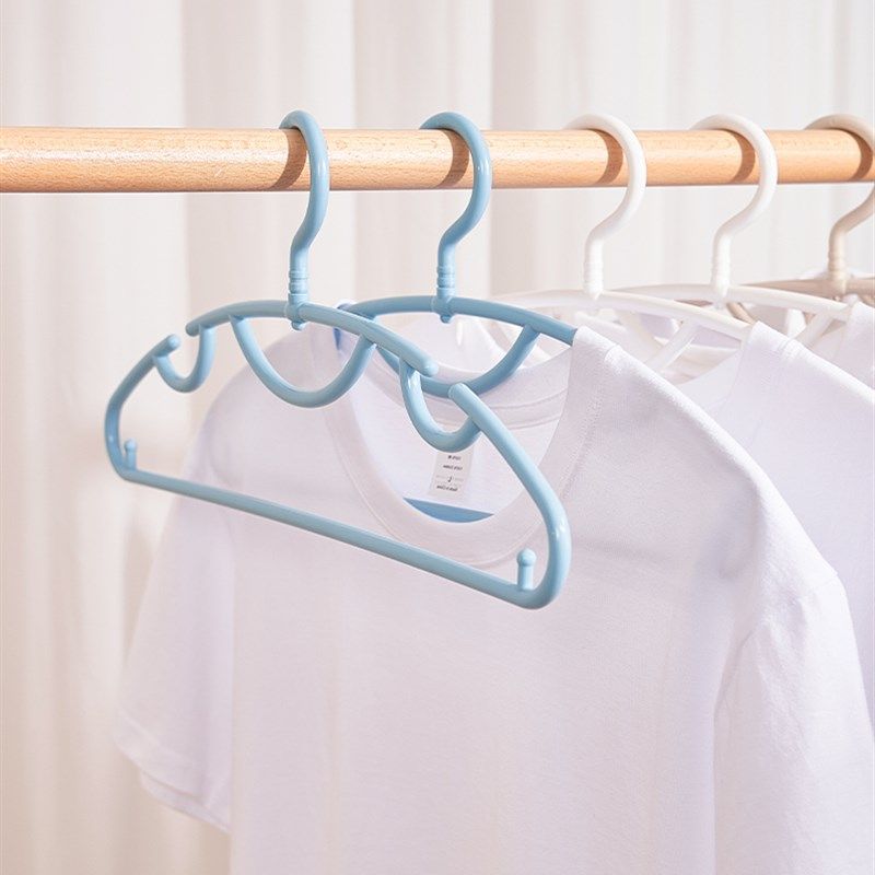 KM1045加厚塑料衣架家用塑料无痕多功能衣撑撑子衣挂钩挂衣架子,收纳整理,塑料衣架,淘宝优惠券,粉丝福利购,淘宝优惠卷