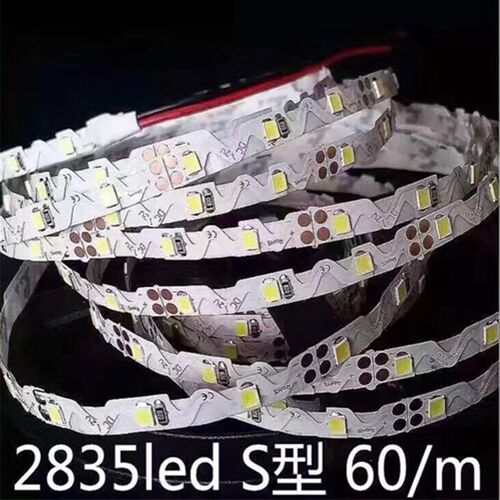 led灯带2835迷你发光字12v光源S型软灯带高亮树脂字贴片软灯条