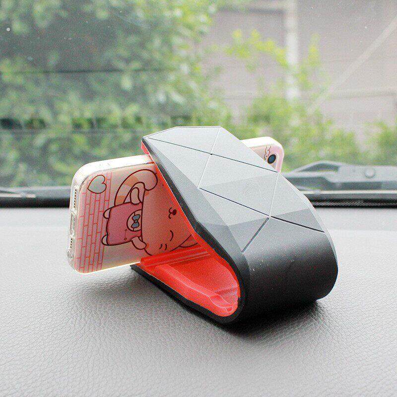 新型手机支架桌面通用硅胶底座汽车支撑架简易导航仪表控制台支架