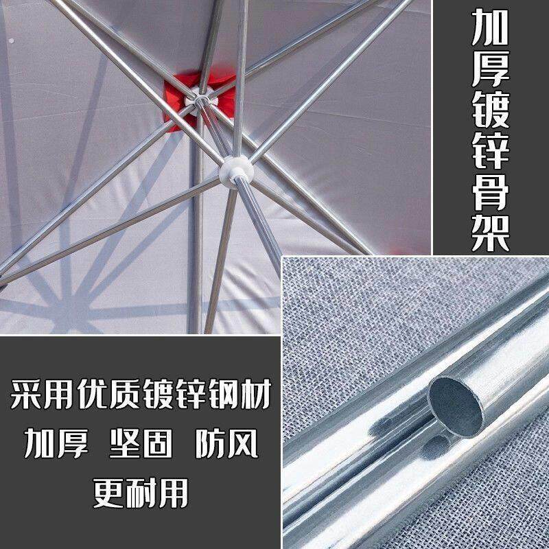 雨伞骨架配件伞架摆摊伞伞架正伞斜伞伞架镀锌钢管加粗加厚伞架