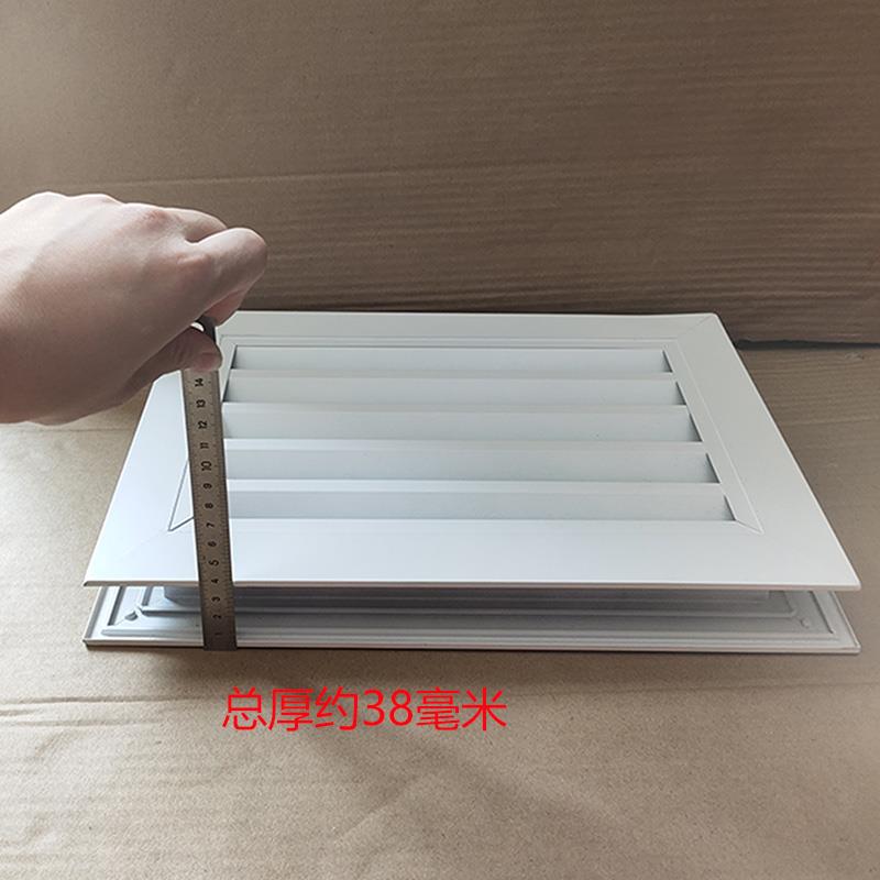 铝合金检修门上通双面百叶窗门风口卫生间透气排气格栅双框装饰盖