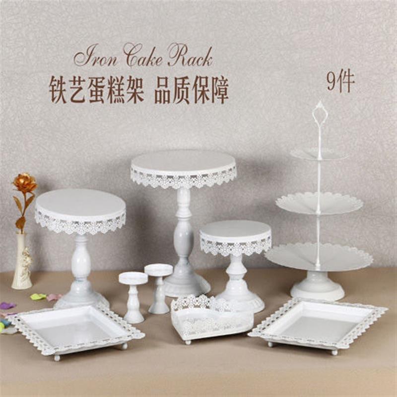 欧式甜品台摆件婚庆展示架甜点架茶歇蛋糕摆台蛋糕架下午茶点心架
