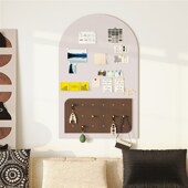 毛毡洞洞板墙贴软木墙板留言板饰品展示板照片墙背景板前面装 饰