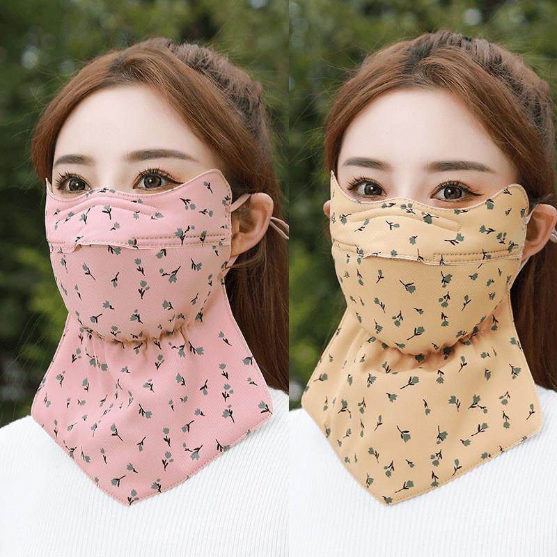 护脖口罩女冬长款防寒防风保暖露鼻透气韩版印花加厚骑车护脸面罩,居家日用,一次性口罩垫,淘宝优惠券,粉丝福利购,淘宝优惠卷