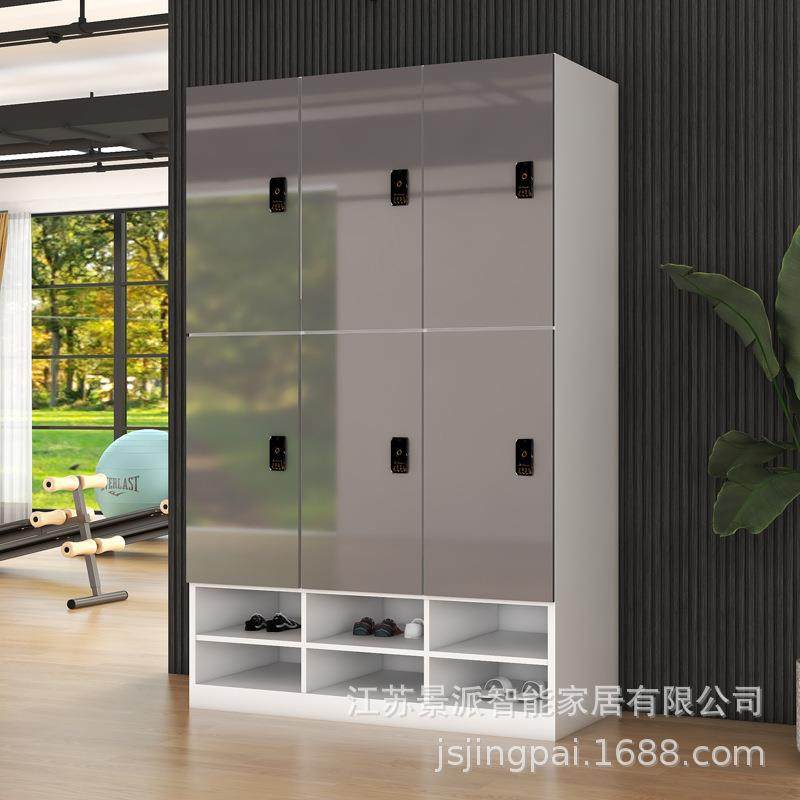 高光灰健身房储物柜瑜伽馆更衣柜洗浴中心存包柜存衣柜木质感应锁,商业/办公家具,办公储物柜,淘宝优惠券,粉丝福利购,淘宝优惠卷