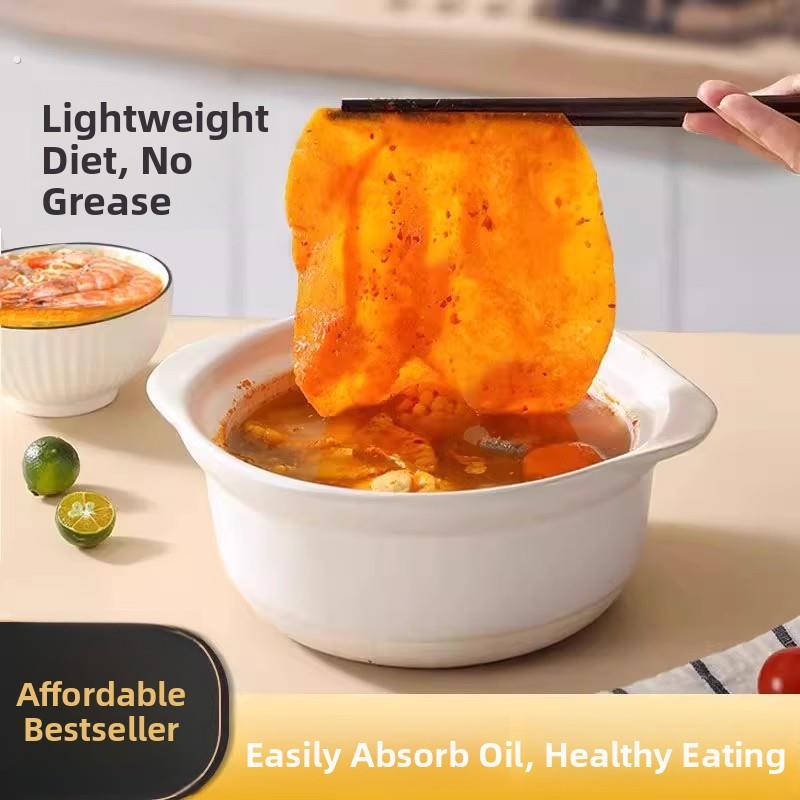 煮汤喝吸油纸厨房食用煲汤油炸滤油膜食品烘焙专用食物炖汤用去油