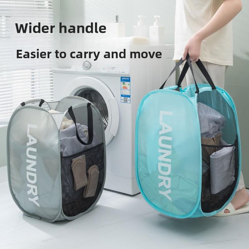 脏衣服篮可折叠双面印花脏衣服篮宿舍神器卧室收纳毛绒玩具收纳篮