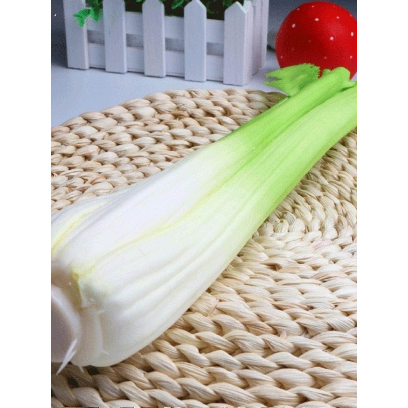 仿真芹菜假西芹软挂串蔬菜模型儿童认知果蔬玩具水果装饰道具挂件