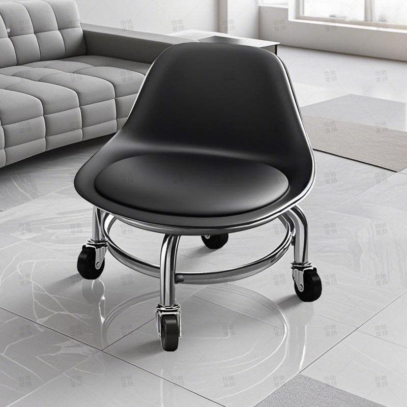 滑轮爆款矮凳万向轮静音学步凳子儿童带娃凳网家用小椅子美缝