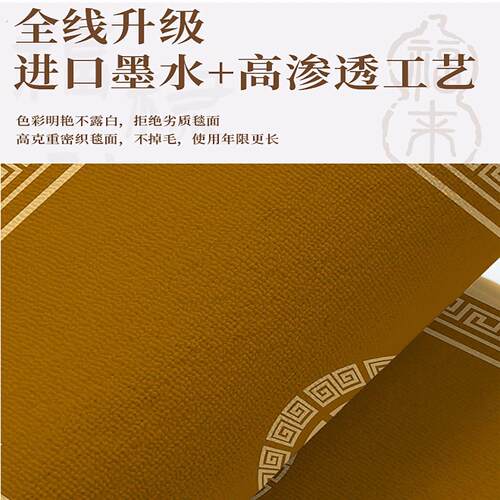 东户朝西入户门脚垫土黄色地垫轻奢圈绒地毯免洗耐脏可裁剪玄关垫
