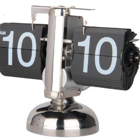 创意复古欧式机械自动翻页时钟客厅电视柜酒柜装饰品摆件家居闹钟,家居饰品,座钟,淘宝优惠券,粉丝福利购,淘宝优惠卷