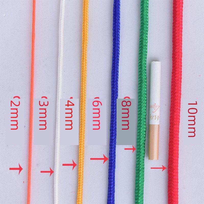 彩色尼龙绳子户外绳索降落伞绳帐篷防固定绳8mm户外6毫米逃生登山