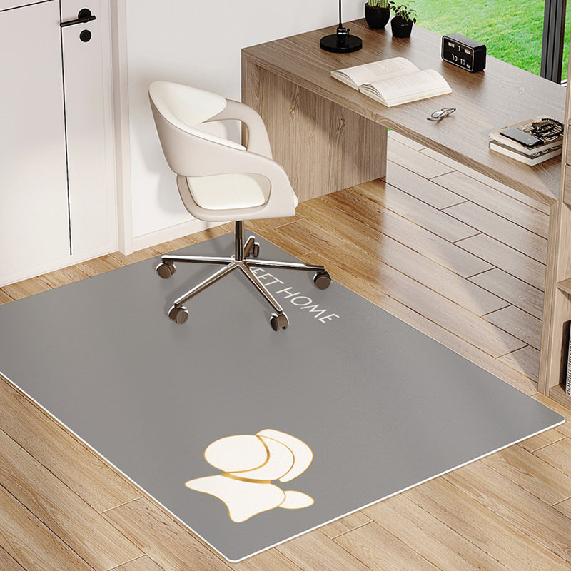 书房电竞椅子地毯家用pvc皮革地板保护垫子防滑书桌电脑转椅地垫