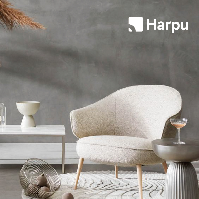 哈普清水混凝土混泥土工业风艺术涂料水泥漆环保肌理墙面漆