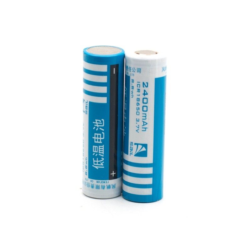 红外夜视仪热成像仪配件18650可充聚合物低温特种动力可充锂电池
