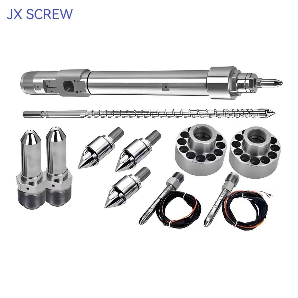 注塑机前体法兰炮筒法兰头氮化螺杆射嘴料筒法兰射嘴配件炮筒螺杆