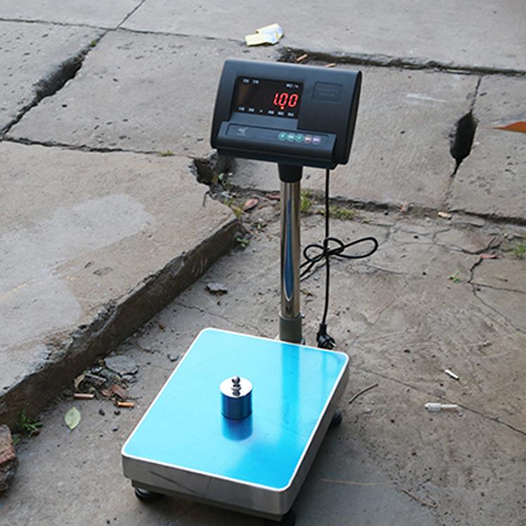 上海电子台称TCS-60kg/5g高精度落地电子秤60公斤工业台秤