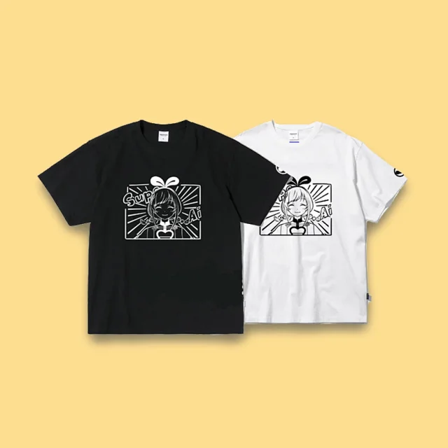 中国绊爱主题T恤爱哥短袖棉T,模玩/动漫/周边/娃圈三坑/桌游,动漫T恤/鞋帽/服装,淘宝优惠券,粉丝福利购,淘宝优惠卷