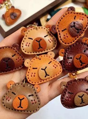 卡皮巴拉斜斩刀模组合 钥匙扣挂件刀模模具 免手裁方便快捷可定制