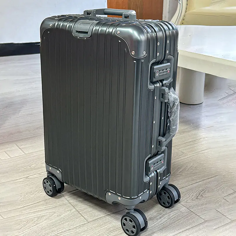 免费出图快速打样全铝镁合金铝框密码箱24旅行登机拉杆加厚行李箱