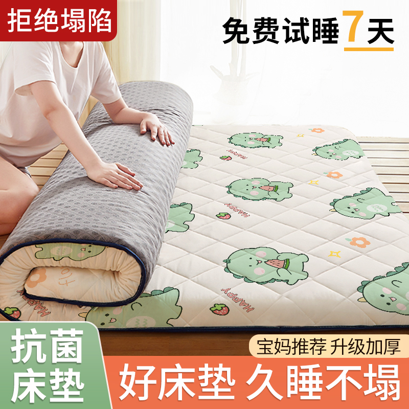 家用床垫软垫榻榻米垫子 单人儿童海绵垫褥子打地铺睡垫1.5米加厚